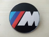 3M KAPUT ARMASI YUVARLAK 7,5x7,5CM TIRNAKLI SİYAH BMW ÖN ARMA, 3M LOGOSU thumbnail 1