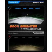 Fahren Termitör H11 / H9 / H8 120W 22000 Lümen 6500K LED Ampül - 4