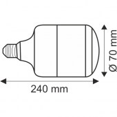 HELİOS Led Ampül IP 20 E27 50 W Beyaz (47-5000) HS-2031 - 2