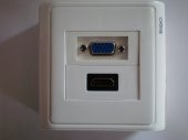 Sıva Üstü VGA+HDMI Duvar Prizi - 5