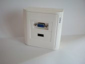 Sıva Üstü VGA+USB2.0 Duvar Prizi - 2