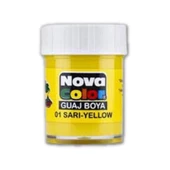 Guaj Boya 25 ml Tek Renk 1 Adet Nova Color Su Bazlı 25 ml Guaj Boya 1 Adet - 7