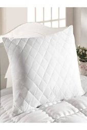 KAPİTONELİ  KORUYUCU  YASTIK  KILIFI  1 ADE T 50 X 70 CM  FERMUARLI  PAMUKLU MAKINADA YIKANABILINIR - 1