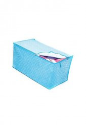 2 Lİ HURÇ SETİ YORGON HURCU BÜYÜK BOY Tela Yorgan Hurcu Mavi RENK 100 X 50 X 50 CM - 1