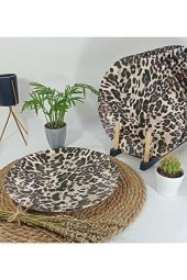 Keramika Krm 2971 Servis Tabağı Dijital Leopar 26 Cm - 1