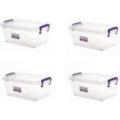 Hobi Box Yatay Saklama Kabı 4lü Set (4x3,5 Lt) - 1