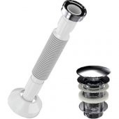 Izyapı Aç-Kapa Krom Lavabo Sifonu + Körük Dahil - 2