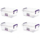 Hobi Box Yatay Saklama Kabı 4lü Set (4x2 Lt) - 1