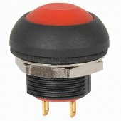 "184" 12 mm Push Buton - Kırmızı - 1