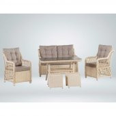 Prado Hawai Rattan Bahçe Balkon Oturma Takımı KG5106 - 1
