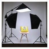 Cazipshop Yemek Çekim Işığı Ürün Çekim Işığı 50x70 Softbox Deveboynu Set - 2