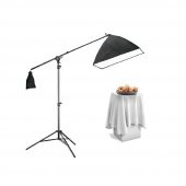 Cazipshop Yemek Çekim Işığı Ürün Çekim Işığı 50x70 Softbox Deveboynu Set - 3