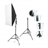 Cazipshop Yemek Çekim Işığı Ürün Çekim Işığı 50x70 Softbox Deveboynu Set - 5