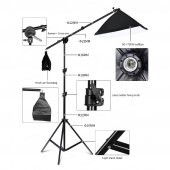 Cazipshop Yemek Çekim Işığı Ürün Çekim Işığı 50x70 Softbox Deveboynu Set - 6