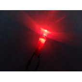 T5 DİPSİZ LED AMPUL KIRMIZI (İTHAL) 12V (1ADET FİYATI) T5 TORPİDO, GÖSTERGE MİNİ DİPSİZ AMPUL - 1