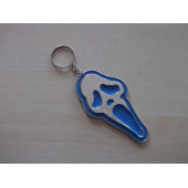 Hayalet Anahtarlık Plastik Mavi Ghost Logo, Hayalet Maskot, Oto Anahtarlığı - 1