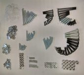 368 ADET SOMUNLU CİVATA + SOMUN + PUL  EV TAMİR SETİ - 1