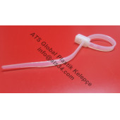 Çift Kilitli Kablo Bağı Plastik Cırt Kelepçe 4.8X165 200 Adet thumbnail 5