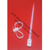 Çift Kilitli Kablo Bağı Plastik Cırt Kelepçe 4.8X165 200 Adet thumbnail 6