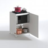 Kenzlife ocak dolabı benek byz 85*60*56 hazır mutfak ankastre gömme ocak için arkalıksız thumbnail 2