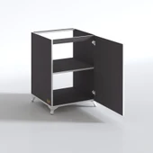 Kenzlife ocak dolabı benek gri 85*60*56 hazır mutfak ankastre gömme ocak için arkalıksız thumbnail 3