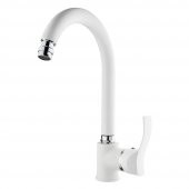 Gms Akdeniz Beyaz Krom Lavabo, Banyo, Eviye Batarya Set - 2