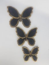 Emg İthalat EMG 102 Kelebek Kanallı Taşlı 3Lü - 3