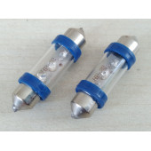 SOFİT LED AMPULU MAVİ 12V 5W (1ADET FİYATI) (3,8cm) PLAKA, TAVAN, İÇ AYDINLATMA - 3