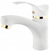 Gms Akdeniz AKD300 Beyaz Altın Lavabo Bataryası - 1