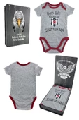 Beşiktaş Orijinal Zıbın & Body Kartal Baskılı Hediyelik Ahşap Kutulu - 1