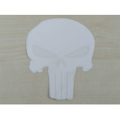 Kuru Kafa Painkiller sticker Beyaz 12cmx10cm (İSKELET) Kurukafa sticker logosu KURUKAFA ÇIKARTMASI ETİKETİ - 1