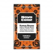 Turuncu Kumaş Boyası Toz 12 gr 1 Adet Nova Color Toz Kumaş Boyası Turuncu Kot Pantalon Gömlek Tişört Tekstil Kumaş Boyası 1 Adet - 1