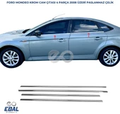 Ford Mondeo Krom Cam Çıtası 4 parca 2008 Üzeri Paslanmaz Çelik thumbnail 1