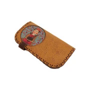 BB HARDAL KAHVE FRİDA KEDİ ÖRGÜ TASARIM CÜZDAN - 1