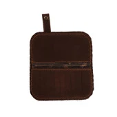 BB HARDAL KAHVE FRİDA KEDİ ÖRGÜ TASARIM CÜZDAN - 2