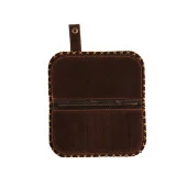 BB YEŞİL KAHVE KUŞ ÖRGÜ TASARIM CÜZDAN - 3