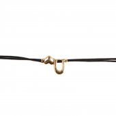 SİYAH İP U HARFİ BİLEKLİK - 2