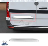 Mercedes Sprinter W907 Krom Bagaj Çıtası 2018 ve üzeri P.Çelik thumbnail 1