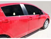 Toyota Yaris Krom Cam Çıtası 4 prç. 2012 Üzeri P.Çelik thumbnail 1