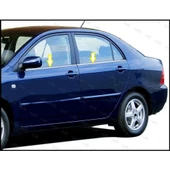 Toyota Corolla Krom Cam Çıtası 4 Prç. 2002-2007 P. Çelik - 1