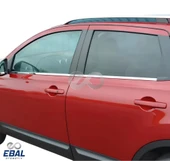 Nissan Qashqai Krom Cam Çıtası 4 prç. 2007-2009 Arası P. Çelik thumbnail 3