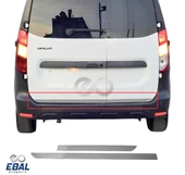 Dacia Dokker Krom Bagaj Alt Çıtası 2 parça 2012 Üzeri Paslanmaz Çelik - 1