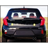 Kia Picanto Krom Bagaj Alt Çıtası P.ÇELİK 2011-2016 ARASI - 1