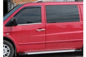 Mercedes Vito W638 Krom Cam Çıtası 2 prç. 1999-2004 P. Çelik thumbnail 2