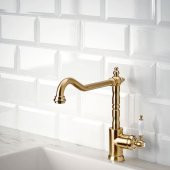Mutfak Bataryası, Gold Renk MeridyenDukkan IKEA Metal Yükseklik 28 cm - 2
