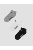 Kappa 381N1LW-G Authentic Sandy Tk 3 pk Unisex Spor Çorap - 5