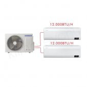 Samsung Windfree Duvar Tipi Multi Klima 12+12 Btu/H + 5 Kw Dış - 1