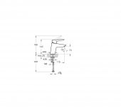 Artema Solid S Lavabo Musluk Bataryası A42440 Çift Girişli - 3