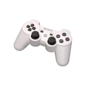 Sony PS3 Joystick PS3 Kol Beyaz Şarj Kablosu ile Birlikte - 1