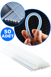 ( 50 Adet ) Sıcak Kalın Çubuk Mum Silikon 11.2 mm x 30 cm - 1